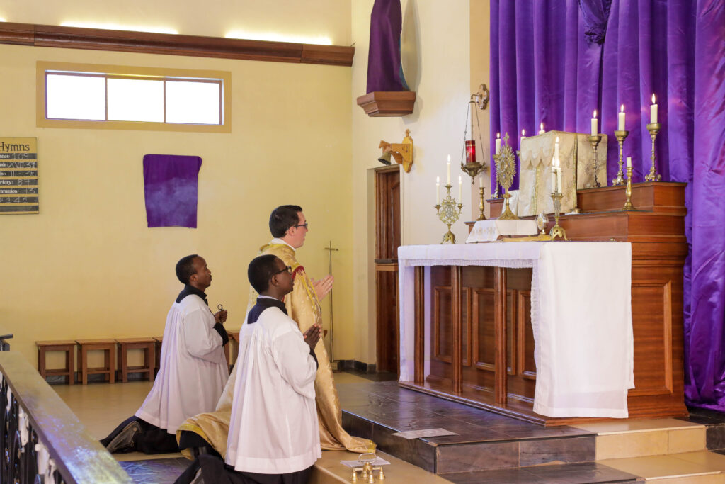Children's Mass: Holy Cross Catholic International School.