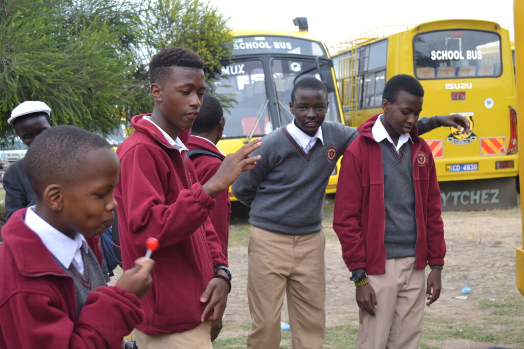 Holy Cross Catholic International School Boys at the Nairobi International Trade Fair